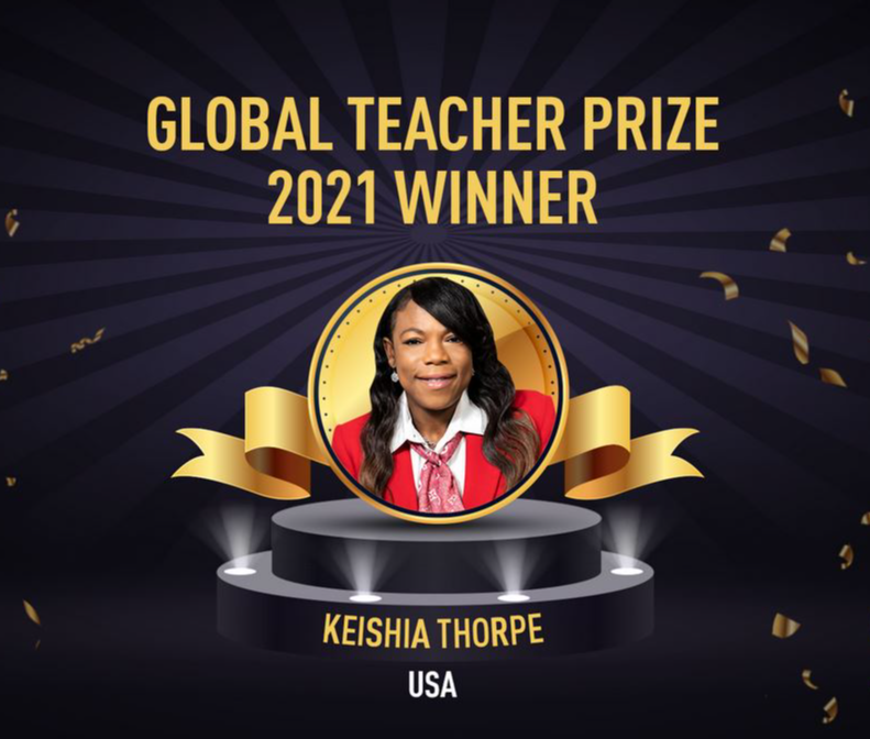 Global teachers. Global teacher Prize. Кейша Торп.